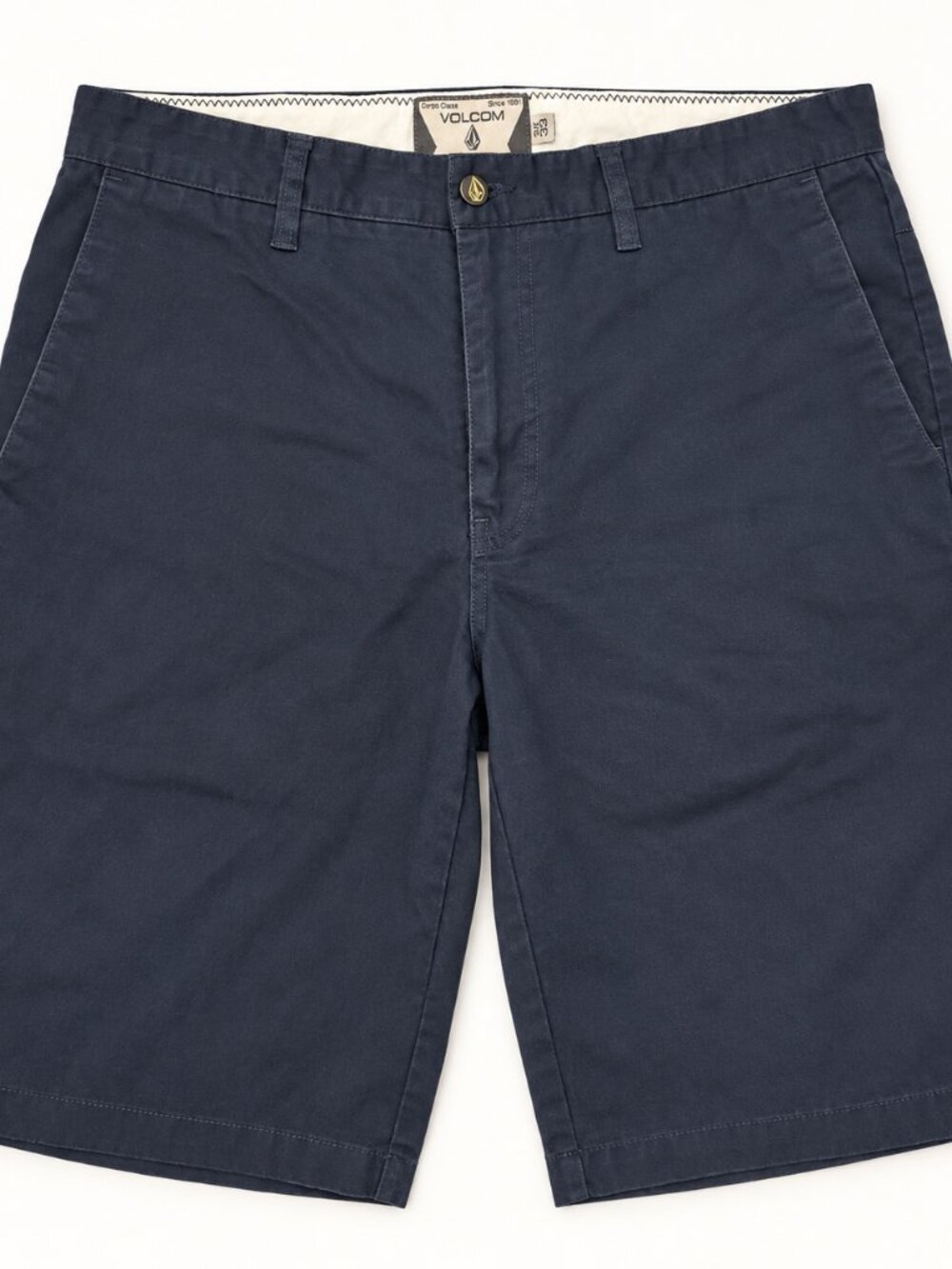 Volcom Corpo Class Men’s Size 38 Navy Chino Skate Shorts